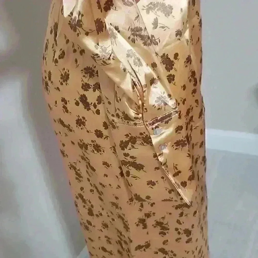 ZARA Flower Print Skirt and Cropped Top Set - Picture 6 of 16